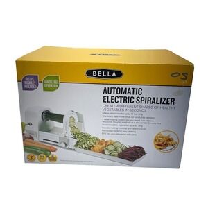 Bella Automatic Electric Spiralizer For Vegetables & Fruits Hands-Free Operation